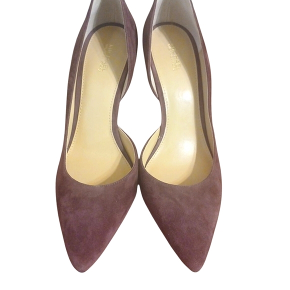 NEW Michael Kors Wine Colored Pumps Burgundy Stiletto Heels Size 9 - Picture 3 of 10